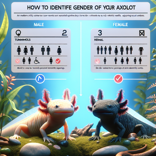 Comment identifier le sexe de votre axolotl
