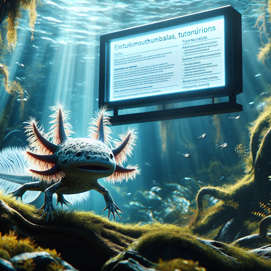 Tout savoir sur l'axolotl : l'incroyable salamandre mexicaine