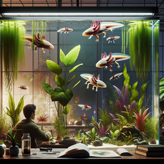 Les meilleures plantes pour un aquarium d'axolotl