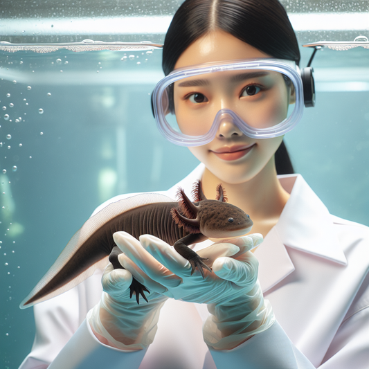 Comment manipuler un axolotl en toute sécurité