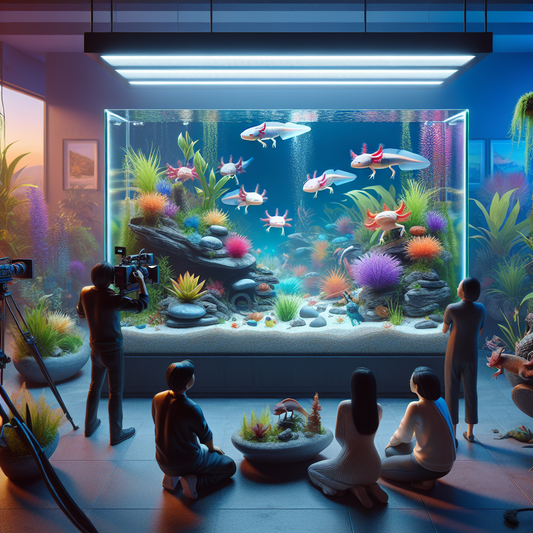 Les meilleures décorations pour un aquarium d'axolotl