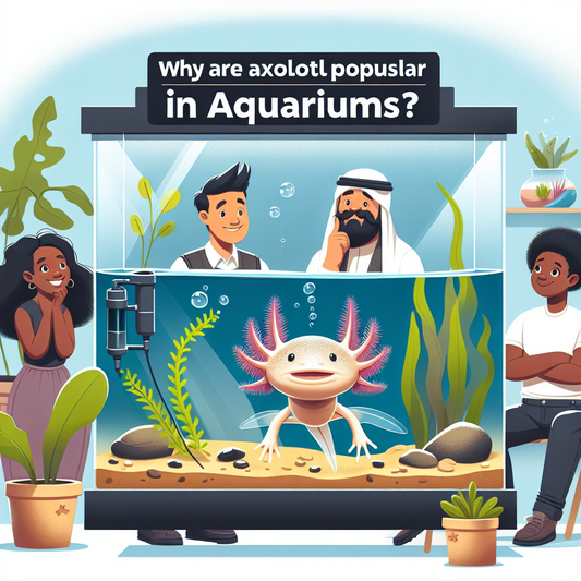 Pourquoi les axolotls sont-ils populaires dans les aquariums ?