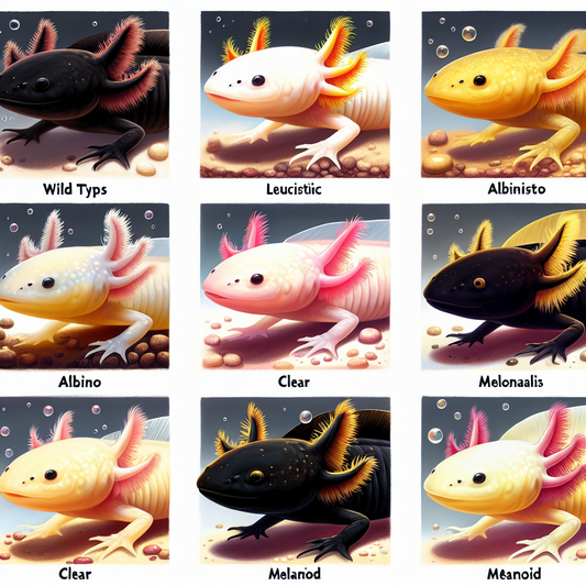 Les différentes couleurs des axolotls : lesquelles existent ?