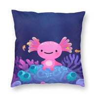Housse de coussin Axolotl amusante