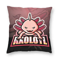 Housse de coussin Axolotl moderne