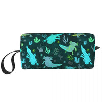 Trousse scolaire Axolotl turquoise