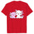 Tee-shirt Axolotl trop mignon-Rouge