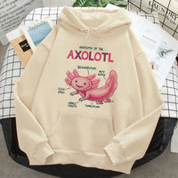 Sweat à capuche Axolotl fun