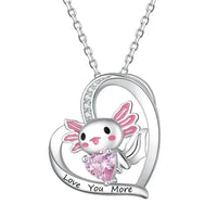 Collier Axolotl argent