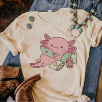 Tee-shirt pause Axolotl