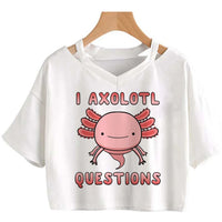 Tee-shirt court question Axolotl