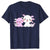 Tee-shirt Axolotl trop mignon-Bleu marine