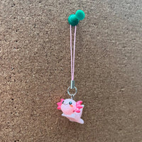 Charme téléphone Axolotl en résine