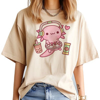 Tee-shirt Axolotl Gameplay femme