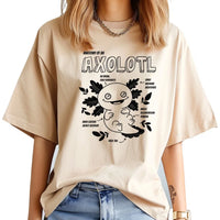 Tee-shirt Axolotl femme Anatomie