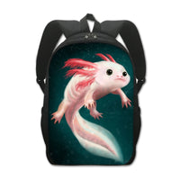 Sac à dos scolaire Axolotl réaliste