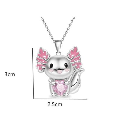 Parure bijoux fantaisie Axolotl