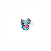 Pin's petite axolotl bleue