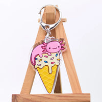 Porte-clé Axolotl en résine