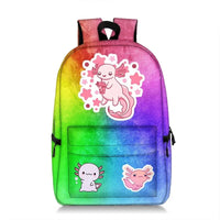 Sac à dos scolaire Axolotl Multicolore