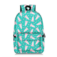 Sac à dos scolaire Axolotl Émeraude